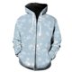 thumbnail image 1 of Sudadera con capucha y cremallera para hombre, diseño de copos de nieve de invierno, estilo hip hop, Harajuku, con estampado 3D, genial, con capucha, para primavera, 1 of 6