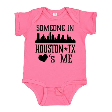 

Inktastic Houston Texas Someone Loves Me Skyline Gift Baby Boy or Baby Girl Bodysuit