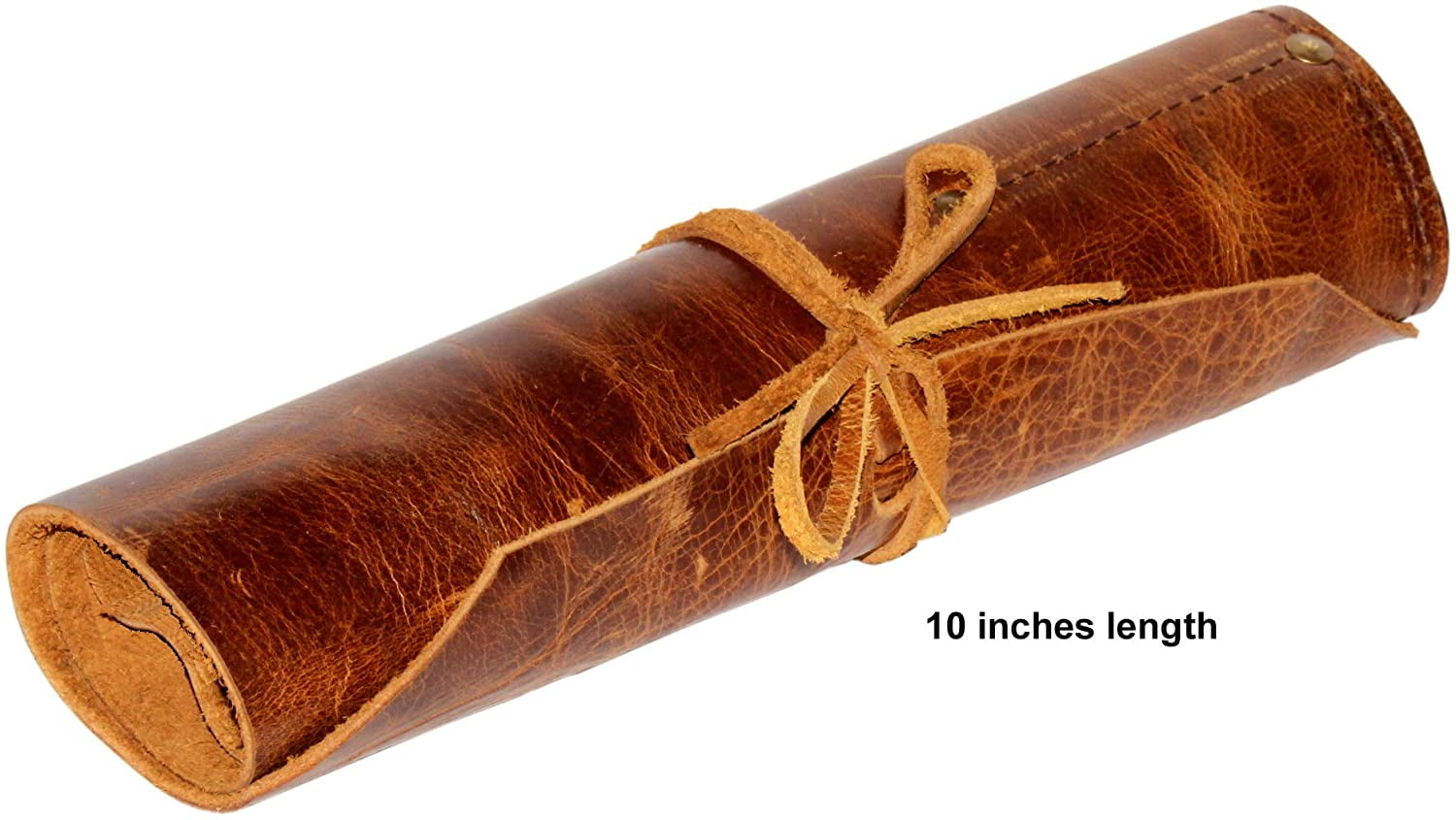Proportional Divider Set of 5, Full Brass dividers with Executive Handmade Leather Roll Tools Bag, Single Handed 8" Brass Navigation Dividers Compass Set for Maritime, Naval, Geometry and Drafting.