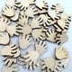 thumbnail image 3 of 100pcs Madera Adorno La Mano De Confección De Tarjetas DIY Crafts BLESIY adornos de madera para manualidades, 3 of 8