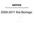 thumbnail image 2 of Transit Auto Rear Disc Brake Rotors and Ceramic Pads Kit for Car 2009-2011 Kia Borrego K8A-100809, 2 of 11