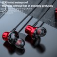 thumbnail image 3 of Auriculares inalámbricos Cateissary Bluetooth 5.1 cancelación de ruido LED Digital IPX5 negro, 3 of 6