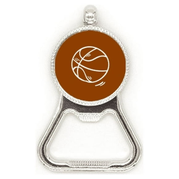 Sports Basketball Chasing Delivery Metal Beer Bottle Cap Opener Duty Stainless Steel