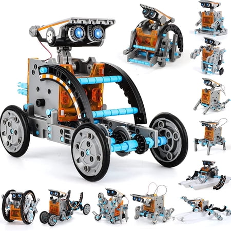 12 In 1 STEM Solar Robot Kit Toys , Gifts For Kids , Educational ...