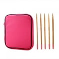 thumbnail image 4 of Circular Knitting  Knitting Needle Ring Set, Knitting , Carbonized Bamboo  For Knitting, 4 of 8