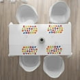 thumbnail image 3 of Ambesonne Letters Place Mats Set of 4, Multicolor, Standard Size, Multicolor, 3 of 4