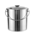 thumbnail image 1 of Olla de acero inoxidable fácil de limpiar, cubo para almacenar agua con tapa, olla para sopa 15 litros, 1 of 9