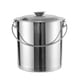 thumbnail image 1 of Olla de acero inoxidable, cubo de almacenamiento de agua para hervir, escurrir, cocinar a fuego lento, enlatar. 15 litros, 1 of 9