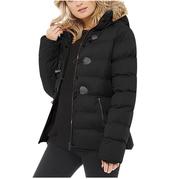 Cameland Winter Coats for Women, Women's Winter Jacket Quilted Jacket Hooded Down Coat Long Sleeve Jackets Outwear