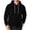 24# Black, variant on Hoodies for Men Oversized Fleece Lined Sweatshirt Drawstring Casual Hoodie Fall Hooded Pullover with Arm Pocket Dark Green 3XL