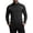 Black, variant on WIZUTIZ Men's Running Shirts Solid Color Long Sleeve Athletic Workout Shirts Quarter Zip Pullover Mositure Wicking Quick Dry Sun-protective Top