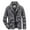 Gray, variant on Odeerbi Jackets For Men Fall Jacket New Trendy 2025 Casual Lapel Lamb Fleece Corduroy Plus Fleece Thickened Long Sleeve Hoodless Outwear Gray