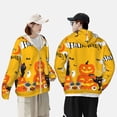 thumbnail image 2 of KLL Happy Halloween1 Print Men's Women’s UPF 50+ Sun Protection Outdoor Hoodie Jacket Long Sleeve Fishing Hiking Performance Shirt- Medium, 2 of 5