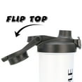thumbnail image 2 of Protein Shaker Bottle, Gym Sports Water Bottle, Smoothie Mixer Cups, BPA Free, Flip Lid with Powerful Blending Ball Included, 24-Ounce, 2 of 3