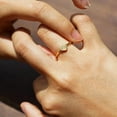 thumbnail image 2 of European And American Ornaments With Fingerprint Heart Ring, 2 of 5