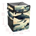 thumbnail image 5 of Whale Car Garbage Can Trash Can for Car, Foldable, with Lid, Leak-Proof, Hanging Storage Bag, 5 of 6
