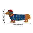 thumbnail image 3 of Christmas Funny Dogs Welcome Mat Non Backing Entrance Way Kitchen Holiday Rugs, 3 of 8
