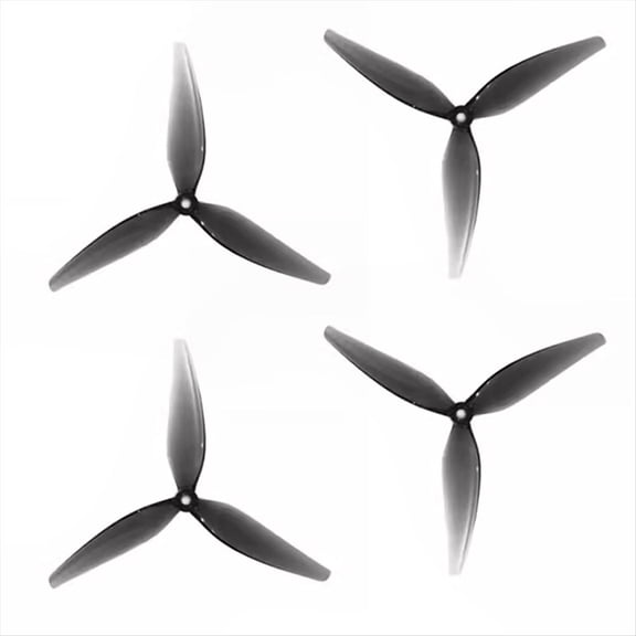 Hélice de 7 Pulgadas, 3 Palas, 7 X 5,5 X 3, para PC FPV, 2CW + 2CCW, para Drones de Carreras con Control Remoto RC FPV de 7 Pulgadas, Piezas DIY.