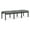 Gray, variant on Lenox Wood Reception Waiting 18" 3-Seat Bench / Black Wood / Navy Blue