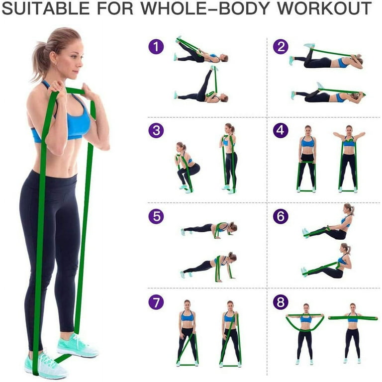 Yoga elastic band Exercise Bands Pull up Assistance Bands Workout Bands Resistance for Women Long Resistance Bands Resistance Loop Bands Perfect for Gym Home Walmart