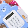 thumbnail image 2 of Calculator Portable Calculator Cute Bear Style 8 Digit Calculator Mini Cartoon Calculator for Girl Students Gift, 2 of 5