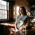 thumbnail image 2 of Womens Hmm Let Me Drink About It T Shirt Funny Sarcastic Mardi Gras Tee for Ladies Womens Graphic Tees, 2 of 9