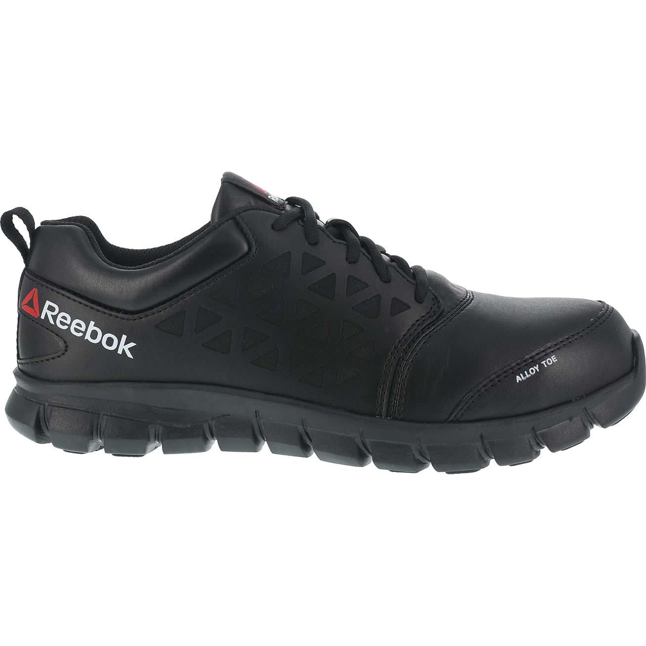 Reebok Men\'s‎ Sublite Cushion EH Alloy Toe Slip-On Work Shoes Black Size 8W Reebok Sublite Cushion Work - RB4047 - Men main image 3