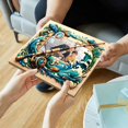 thumbnail image 4 of AMERTEER Border Father‘s Day Commemorative Hollow Photo Frame Stand Acrylic Buckle Photo Frame Fisherman Theme Photo Frame, 4 of 8