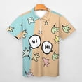 thumbnail image 3 of Heartstopper Hi Men Zipper T-shirt Summer Casual Short Sleeve T-shirt Top, 3 of 7