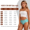 thumbnail image 4 of Fotbe Seashell And Starfish Calzones Estampados para Mujer – Ropa Interior de Algodón, Cómoda, Suave y Elástica-X-Small, 4 of 6