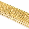 thumbnail image 4 of U8MO 10 Meters 1.5mm 2mm 2.5mm Iron Metal Ball Chain for Jewelry Making Gold/Silver-Gunblack-1.5mm, 4 of 7