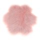 thumbnail image 2 of Alfombra de pelo largo artificial, cojín de yoga peludo, tapete de meditación Rosa claro, 2 of 4