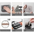 thumbnail image 4 of Adhesive Shower Organizer for Bathroom, Innovative Space-saving Design with Rustproof Shelves, Durable Aluminum Build for Heavy-duty Weight Capacity, Easy Mounting & Fast Drain, 4 of 5