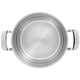 thumbnail image 3 of Cuisinart 419-14 Contour Olla de acero inoxidable, varios tamaños y estilos, Horno holandés, Platead, 3 of 6