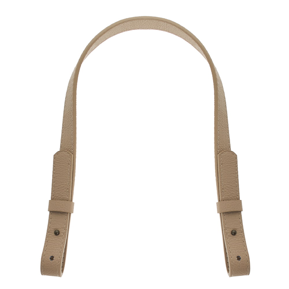 Gold Clasp Purse Handle Strap-Replacement Faux Leather Handbag-Strap Short Shoulder Bag Strap Replacement With Metal Clasp Black