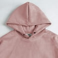 thumbnail image 3 of Yaoyar Mens Suede Casual Pullove Hoodie Pocket Hoody Pullover Big Men's Fashion Loose Button Hoodie Warm Pocket Long-sleeved Soild Sweatshirts,Pink,M, 3 of 5