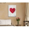 thumbnail image 2 of Canvas Prints Wall Art - Heart Shape Formed by Fresh Raspberries Fruits Art | Modern Wall Decor/Home Decoration Stretched Gallery Canvas Wrap Giclee Print &amp; Ready to Hang - 24" x 16", 2 of 4