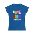 thumbnail image 4 of Proud LGBT Love is Love Lesbian Gay Bisexual LGBT Rainbow Shirts for Women, 4 of 8