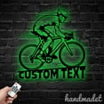 thumbnail image 4 of Handmadetneonsign Cycling Bike Metal Wall Art, Biker Metal Sign Wall Decor, Bicycle Metal Wall Decor, 4 of 5