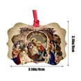 thumbnail image 3 of Tainini Clearance sale ! 3.14inch Acrylic Christmas Ornaments Hanging Crafts Christmas , for Xmas Home Decor (Nativity), 3 of 6