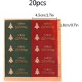 thumbnail image 2 of 200 pegatinas autoadhesivas para regalo de Navidad, etiquetas adhesivas para regalo de Navidad surtidas, selladores bronceadores, rojo, negro, verde, feliz Navidad, embalaje, etiqueta, etiqueta, 2 of 5