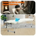 thumbnail image 7 of VIRRMO Portable Massage Table,84 Inch Aluminium Massage Bed with Neck Stretcher , Adjustable Lash Bed Massage Bed Tattoo Table for Eyelash Extensions Beauty Tattoo Spa (Cream), 7 of 7