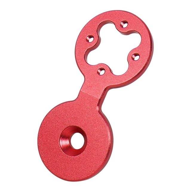Cubierta de la tapa de los auriculares del manillar del estante del montaje de la computadora de la bicicleta para Gopro (rojo)