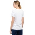 thumbnail image 4 of (2 pack) Turtle Bay New York Women’s Short Sleeve V-Neck Tee Shirt - Cotton Blend and Wrinkle Resistant, 4 of 10