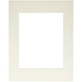 thumbnail image 2 of (2 pack) Photo Mat 11"X14" Single Hand-Cut W/Bevel Edge-Natural Linen W/White Core, 2 of 2
