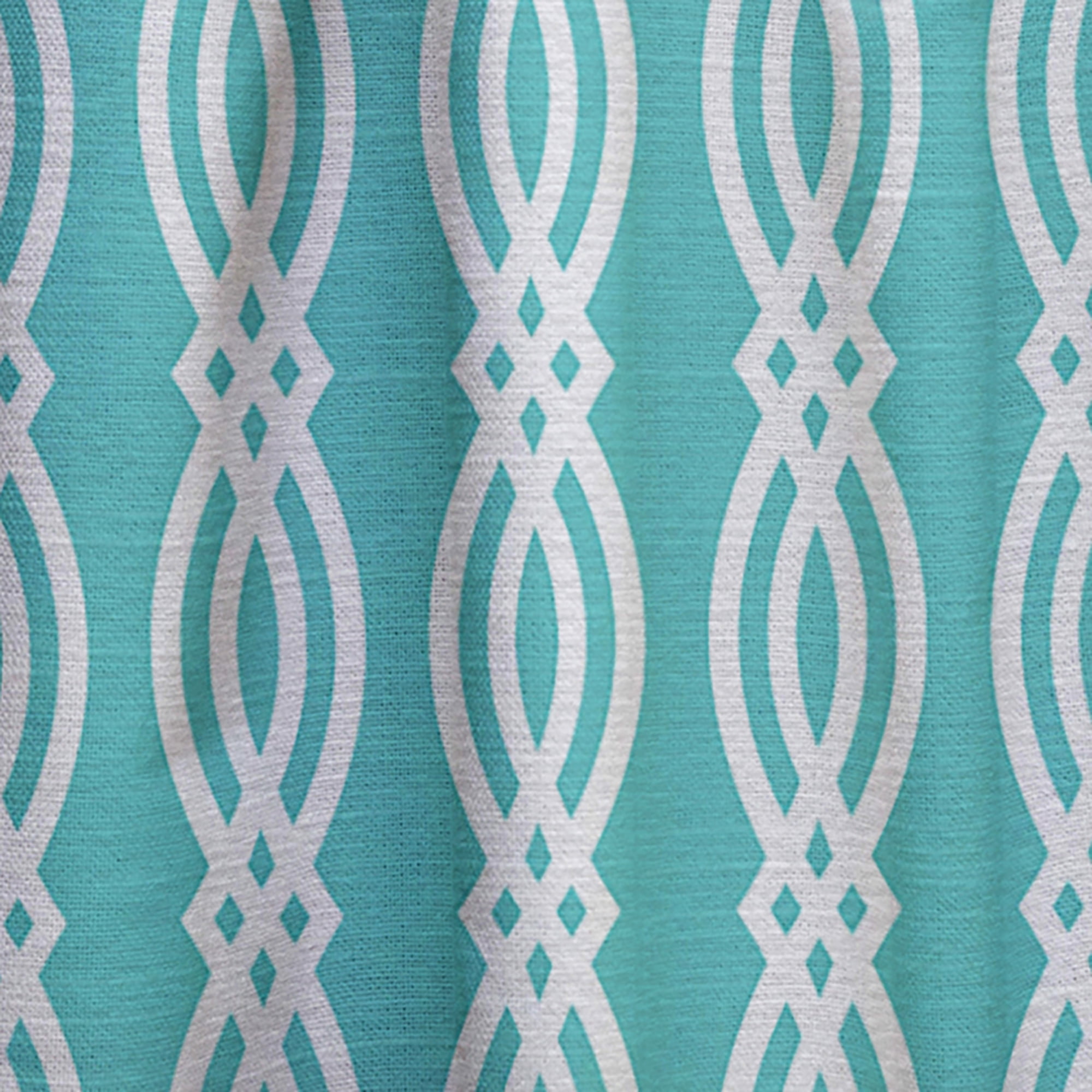 Designart 'Abstract Retro Pattern Design XVIII' Mid-Century Modern Curtain Panel