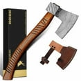 thumbnail image 4 of Damascus Aaro Axe | Premium Camping & Hiking Companion | Unique Gift for Outdoor Enthusiasts & Men, 4 of 5