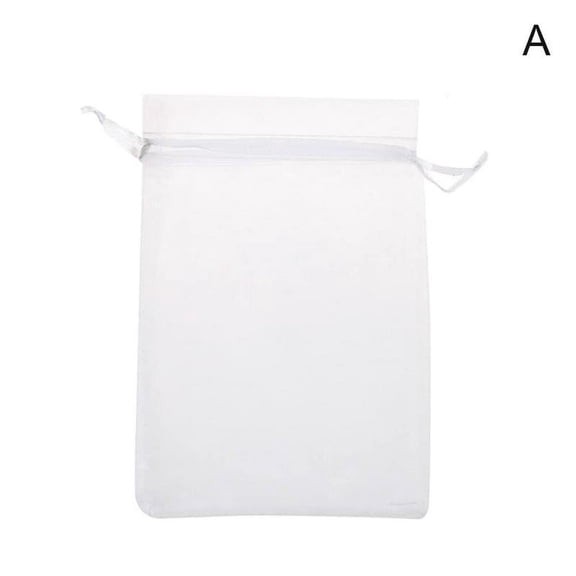 Tsugar 20 Pcs Sacs à Bijoux Emballage Sacs en Organza à Tirer 7x9cm Sachet Sac-Cadeau Décoration en Organza Mariage/communion A4S5