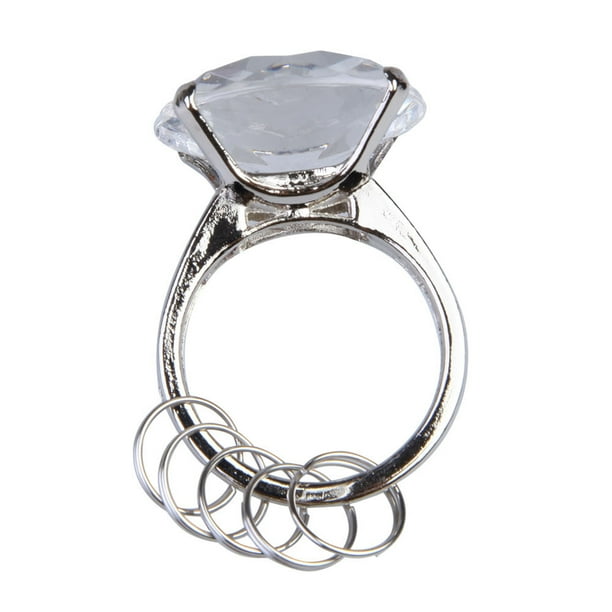 Giant diamond ring keychain sale