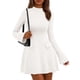 thumbnail image 1 of Vestido PRETTYGARDEN Otoño 2025 con Mangas Campana y Cuello Simulado XL, 1 of 8